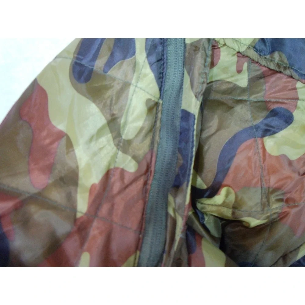 TEN WEST Boy's 14/16 Reversible Camo Quilted‎ Puffer Jacket  Removable Sleeves